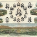 Portrait of Salt Lake City, and 16 important Mormon leaders
